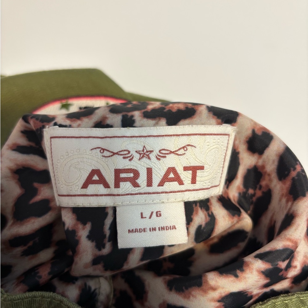 Ariat Pacific Pines Green Patsy Patch Embroidered… - image 6